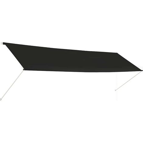 Auvent rétractable 400x150 cm Anthracite (1/5)