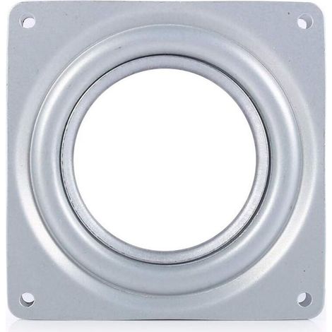 Plaque pivotante, Plaque tournante carrée pivotante en métal de 4 "pour Support de Plateau tournant pour téléviseur (1/5)