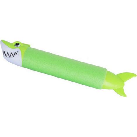 Requin vert en mousse pour piscine extérieure, jouet d'eau en forme de tête d'animal pour plage et jardin, jeu de natation (1/5)