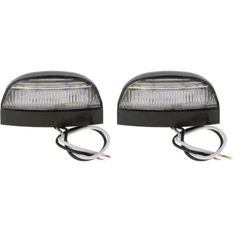 Fourniture de feux de plaque d'immatriculation de camions et de voitures de haute qualité, 10-30V 4LED, vente directe. (1/5)