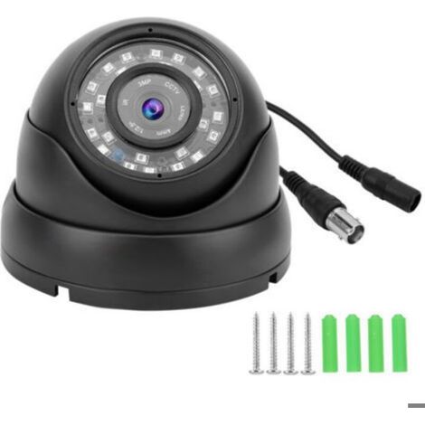 Caméra Dome CCTV - 1080p AHD - Vision Nocturne 14 LED - Angle de Vue 120° - Montage Réglable 360° - Pour Bus Camion Cabine - 1 Pièce (1/4)