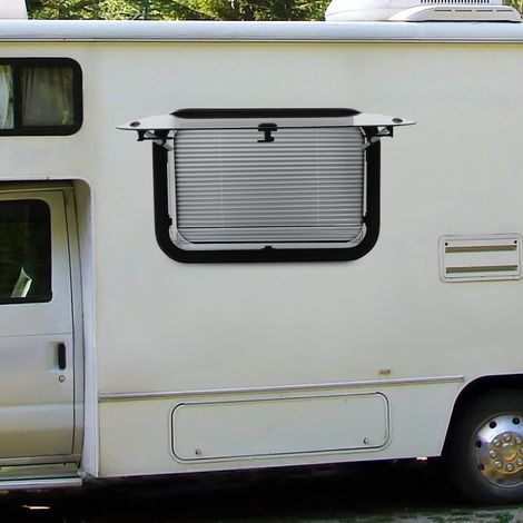 75x50cm Wohnmobil Notausstiegsfenster ausstellbares Glasfenster mit Rahmen & Fliegengitter (1/5)