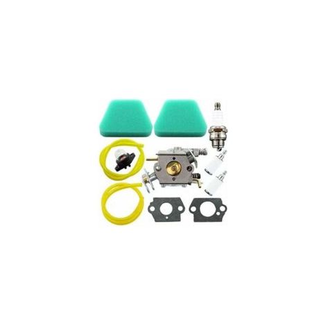 Carburatore ZVD per Poulan e Poulan Pro 2250 2450 2550 2550LE 260Pro PP220 PP221 PP230 PP260 PN Walbro WT-625 WT-391 Zama C1Q-W9 530071621 530069722 530035400, con filtro dell'aria., DEBUNS - Crezuo (1/4)