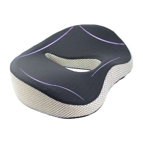 [JAMAIS UTILISÉ] Coussin viscoélastique pour chaise de bureau,des hémorroïdes ou des douleurs dorsales Oreiller orthopédique avec mousse à mémoire de forme pour siège (1/4)