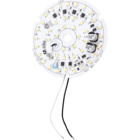 Panneau de rechange LED pour éclairage ventilateur de plafond 3.93 pouces AC120V 18W 2000lm variable chambre séjour lumière blanche 6000K (1/5)