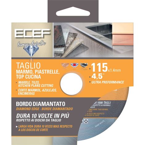 Disco Diamantato Per Marmo Piastrelle D 115 Mm