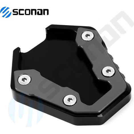 (NOLOGO Titanium) Compatible avec Benelli TRK702X TRK702 TRK 702X 702 Accessoires moto Support latéral de béquille Extension de béquille Coussinet de béquille 2022 2023 maxpower (1/4)