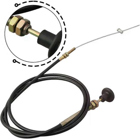 1 câble de starter pour voitures, camions et fourgonnettes commande de vitesse du moteur par poussoir/tirette câble d'accélérateur pièces de câble d'arrêt moteur pour motocross (1/5)