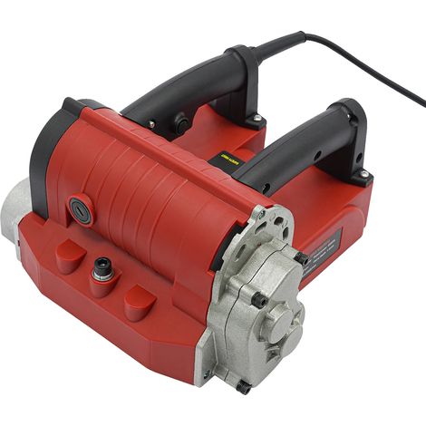 Machine à raboter, moteur de 4580W, design à double poignée, Rouge, UE (1/2)