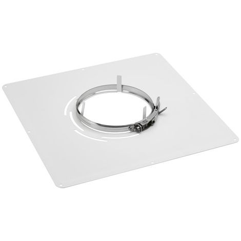 Plaque de propreté Blanc 40x40 - 139 mm