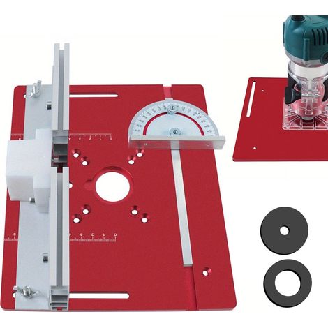 d'insertion de table de routeur, carte d'insertion de table de routeur,Bancs de travail du bois avec guide à onglets de fraisage de table pour (1/5)