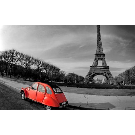 Affiche mythique 2cv paris - 60x40cm - made in France (1/5)