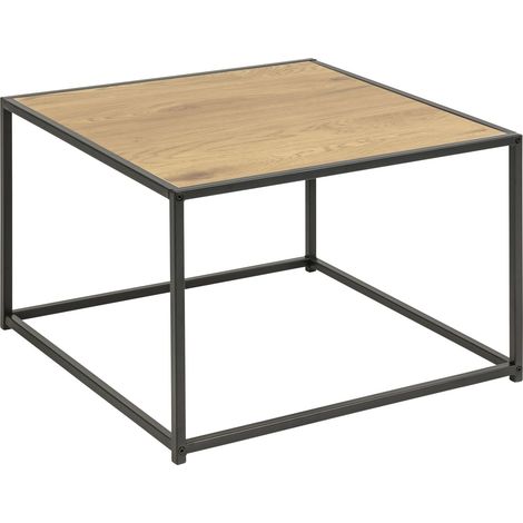Table basse carré design industriel SIREINE (1/5)
