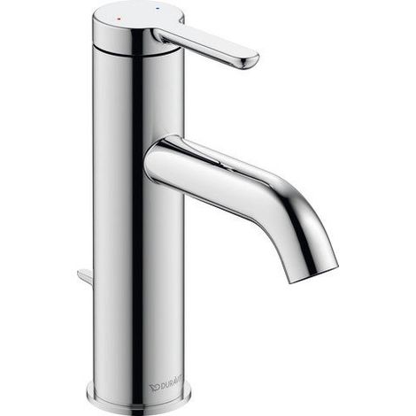 Mezclador monomando lavabo M Duravit C.1, con juego de desagüe,