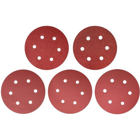 Schleifscheiben 150 mm 50 Stück 50 Mit K&xF6rnung 40 80 120 180 240 (1/5)