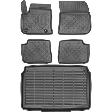Set di tappetini per auto e tappetino per bagagliaio per Opel E-Corsa F Hatchback dal 2019