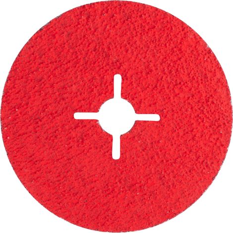 PFERD TOOLS Keramikkorn Fiberscheibe Ø 100mm CO-COOL36 für kühlen Schliff auf Edelstahl 25 Stk (1/4)