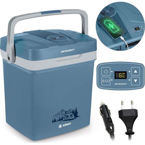 Berdsen Icemax 26 Liter Reisekühlbox mit ECO-Modus - blau (1/5)