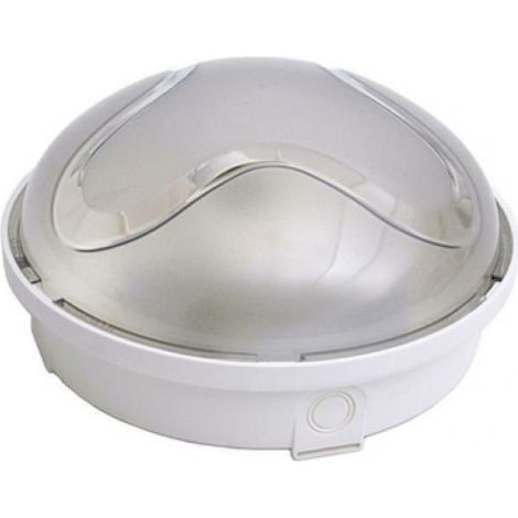 Fanton plafon redondo panda midi 12w diametro 215 mm cÚpula policarbonato opal ip65 62730l