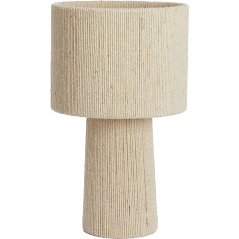 Light & Living - lampada da tavolo - Pitino - beige - juta - E27