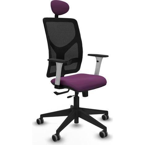 Silla de oficina piqueras y crespo Motilla negro espuma de alta densidad (1/2)