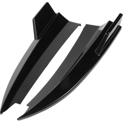 2PCS Diffuseur Arrière Latéral Gauche Droite pour Mercedes Classe C Coupé C205 AMG Line C43 C63 2015-2021 Noir Brillant (1/5)