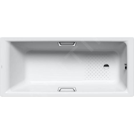 Kaldewei Ambiente - Baignoire Puro Star 685, 1600x700 mm, trous pour poignées, effet Perl, antidérapant, blanc 258530003001 (1/3)