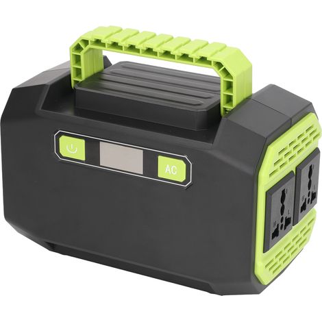 Tragbarer 150-W-Stromgenerator mit Netzsteckdose, Gleichstrom- und USB-Anschluss, Powerstation für den Außenbereich, 100–240 V, EU-Stecker (1/5)