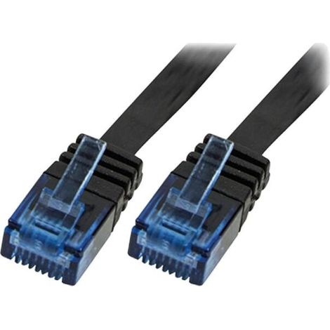 Cable reseau RJ45 male U-UTP Cat.6 noir- 2m