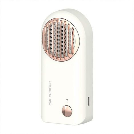 Éliminateur d'odeurs pour voiture, réfrigérateur et maison : purificateur d'odeurs intelligent USB blanc (1/5)