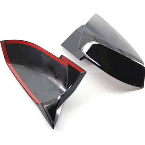Coque miroir de voiture BMW 1/2/3/4 série F20 F21 F30 F32 F36 X1 M3 Gloss Black