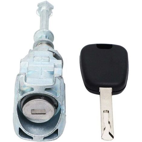 Cylindre de serrure de porte avant gauche, baril en cuivre de remplacement pour citroën C5 2008 – 2015 (1/4)