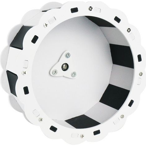 Roue d'exercice silencieuse pour hamsters, rats, gerbilles, hérissons, chinchillas, cochons d'Inde, furets et souris - Fixation facile aux cages grillagées (1/5)