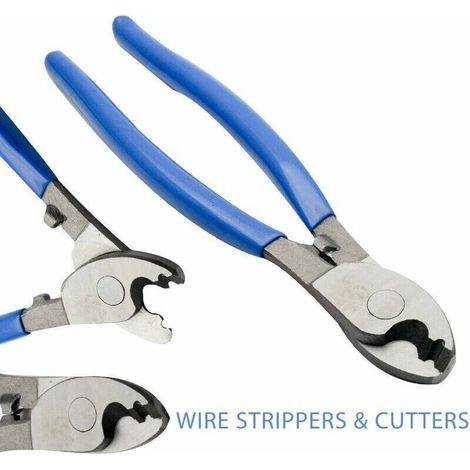 Pince Coupe-Câble 215mm, Idéal pour Couper les Câbles en Cuivre, en--