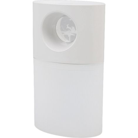 Mini humidificateur silencieux rechargeable USB à brume fine, portable, avec veilleuse pour la maison et le bureau, 350 ml, blanc. (1/5)