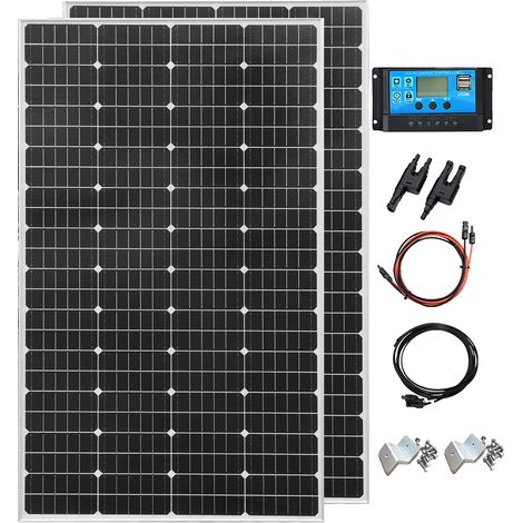 Panneau Solaire, Matériau Monocristallin, Compatibilité Polyvalente, Kit solaire 400W