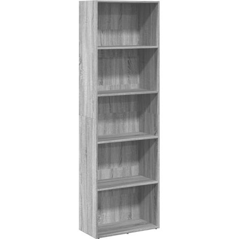 Maison Exclusive - Bücherregal Grau Sonoma 60x30x189 cm Holzwerks