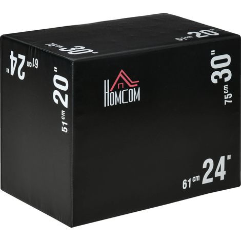 Boxe Plyo, Hauteurs Ajustables, Supporte 120 kg, T1005-01-01656 (1/2)