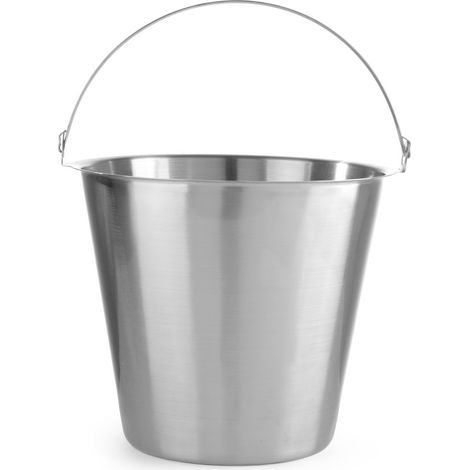 Seau de cuisine en acier inoxydable, diamètre 310 mm, 12 L, Hendi 516744