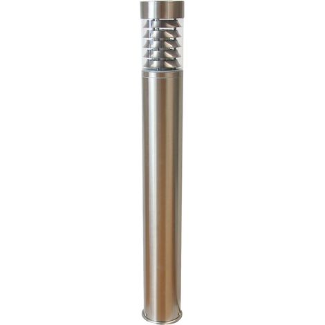 Lámpara de exterior, Ø100x1000mm, acero inoxidable, IP44 (1/2)