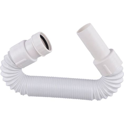 Raccord Flexible Pour Siphon - Tube D'Évacuation Réglable 34,5 À 78 Cm - Pour Lavabo Salle De Bain Douche Évier Cuisine - 1 Pièce (1/5)