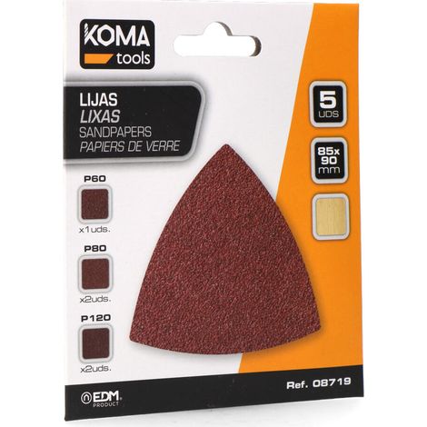 Pack 5 Lijas para Multiherramienta 08765 KomaTools (1/3)