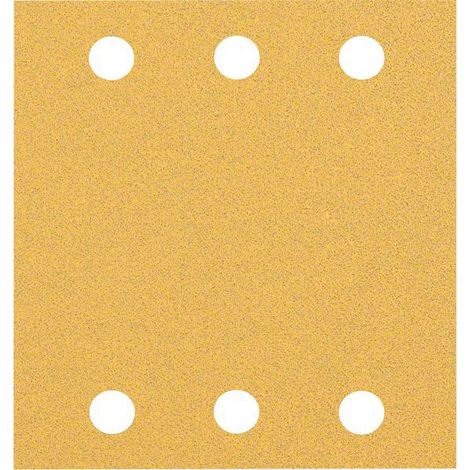 Bosch Accessories 2608901656 Papier abrasif pour ponceuse vibrante Grain 80 (L x l) 107 mm x 115 mm 50 pc(s)