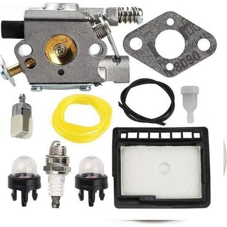 Ulisem WT-589 Kit carburateur pour Echo CS-300 CS-301 CS-305 CS-340 CS-341 CS-345 CS-346 CS-3000 CS-3400 Tronçonneuse, Remplace A021000231 A021000232 A021000760, WT-589 WT-402 (1/4)