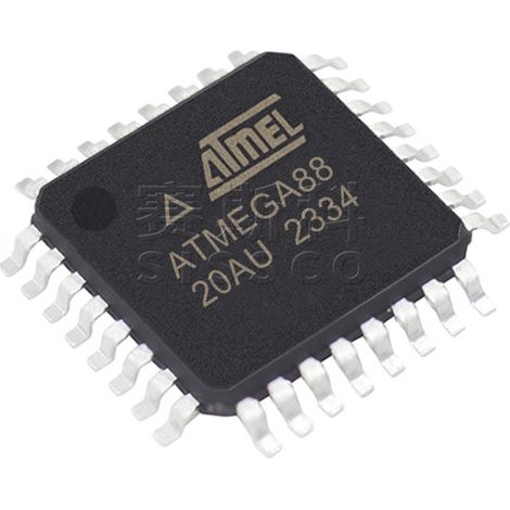 ATMEGA88-20AU and ATMEGA88-20MU electronic components (5 units of each)