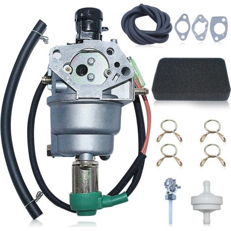 Atunne 1PZ F6C-G39 Carburateur pour Honda GX270 GX340 GX390 GX420 11HP 13HP 16HP Tondeuse à gazon, avec Vanne de commutation, Jeu de Joints, Remplacement 16100-ZE3-V01 (1/5)