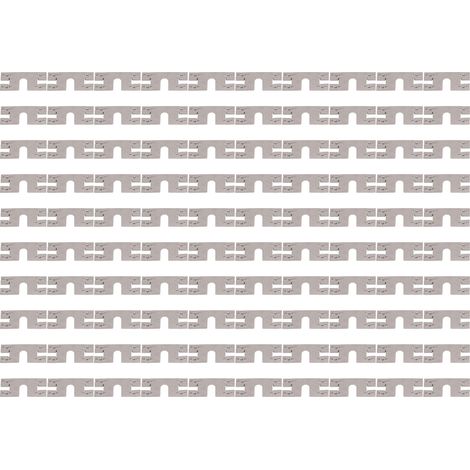 Lot de 100 rondelles conductrices de mise à la terre pour rail de guidage à rainure en T 30x40 (protection contre la foudre) (1/5)