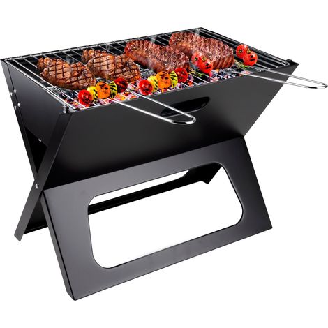 Barbecue pliant Portable poêle à griller pliante 46x28x36 BBQ Grill (1/5)