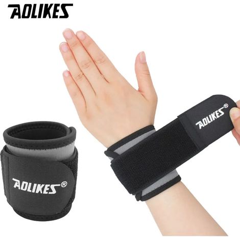 Bracelet ajustable (gris), unisexe, protection sportive professionnelle
