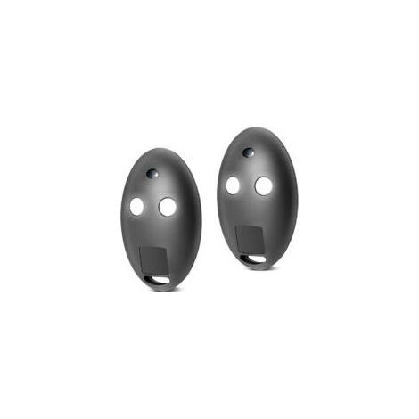Télécommande portail, lot de 2 télécommandes 433 MHz compatibles BFT MITTO2, 2 canaux, code tournant pour portails automatiques (1/4)